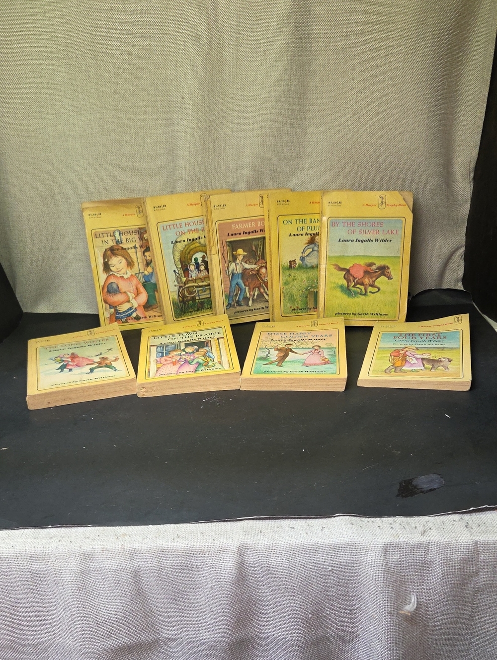 Little House On The Prairie Book 1- 8  Harper Trophy 1971 Laura Ingalls Wilder